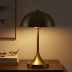 Cozylumi™ Modern Dome 18 in Touch On/Off Table Lamp, Brass