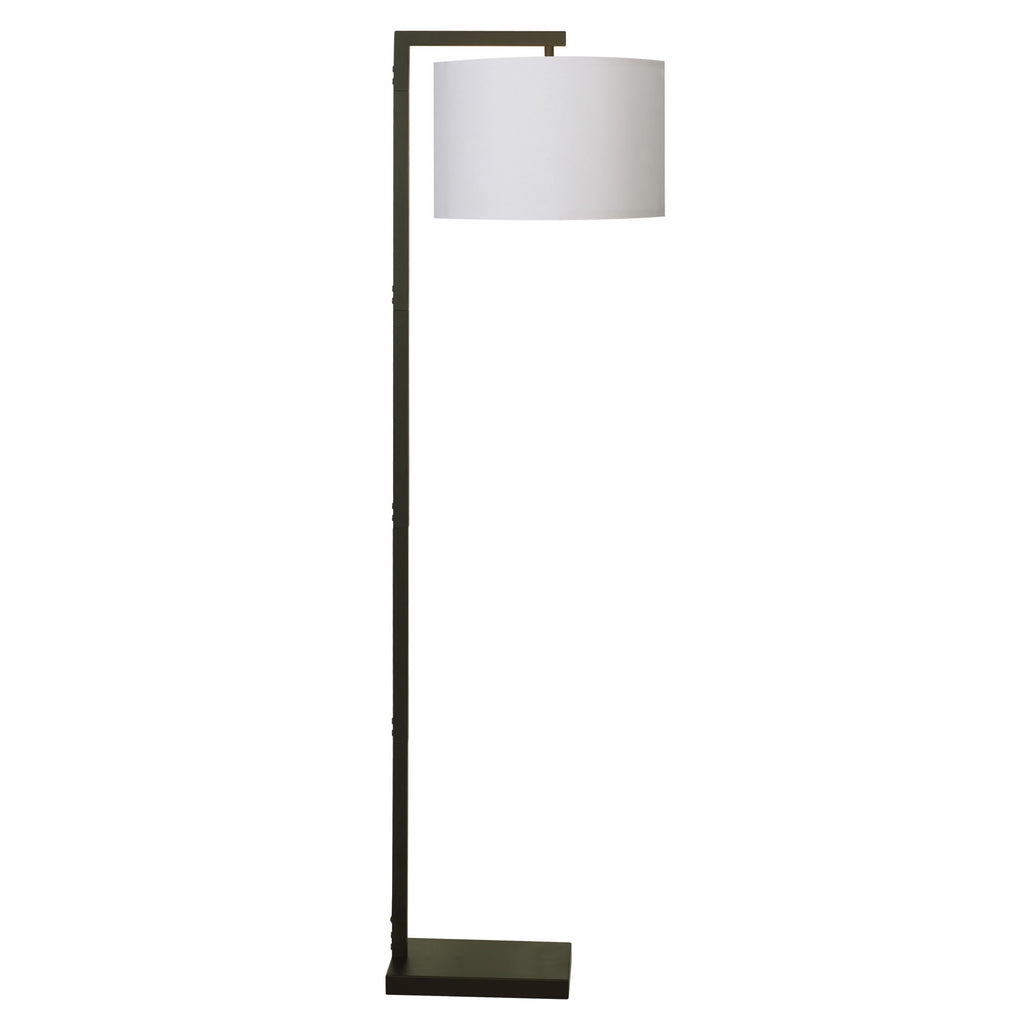 Cozylumi™ Contemporary Metal 62in Floor Lamp with on/off Foot Switch, Black