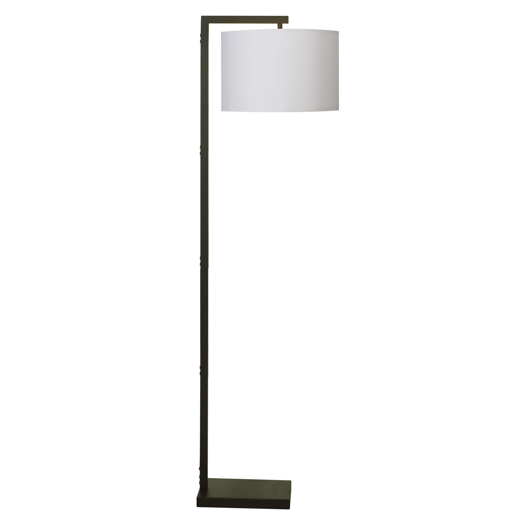 Cozylumi™ Contemporary Metal 62in Floor Lamp with on/off Foot Switch, Black