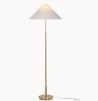 Cozylumi™ My Texas House 64'' Floor Lamp with White Fabric Empire Shade Transitional