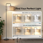 Cozylumi™ 69in Smart LED Floor Lamp with APP Control & RGB Colors Dimmable Standing