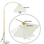 Cozylumi™ Arc Floor Lamp, 69" Height Standing Lamp, Metal Tall Lamp with Weighted Base
