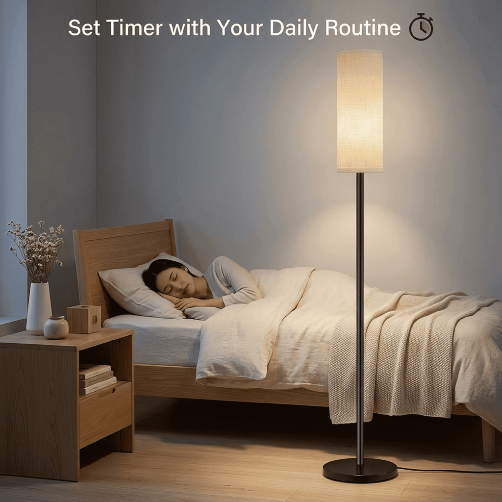 Cozylumi™ LED Floor Lamp, RGB Floor Lamp for Living Room, Standing Lamps Works with