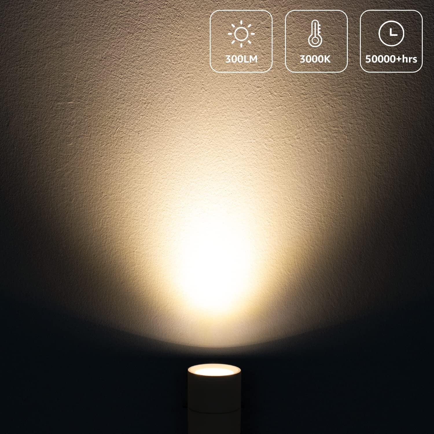 Cozylumi™ SUNVIELED Uplights for Indoor Use, Warm White Floor Spotlight Lamp, 120V