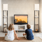 Cozylumi™ 63'' Floor Lamps with Shelves, Home Standing Lamp, Include 1000 Lumens