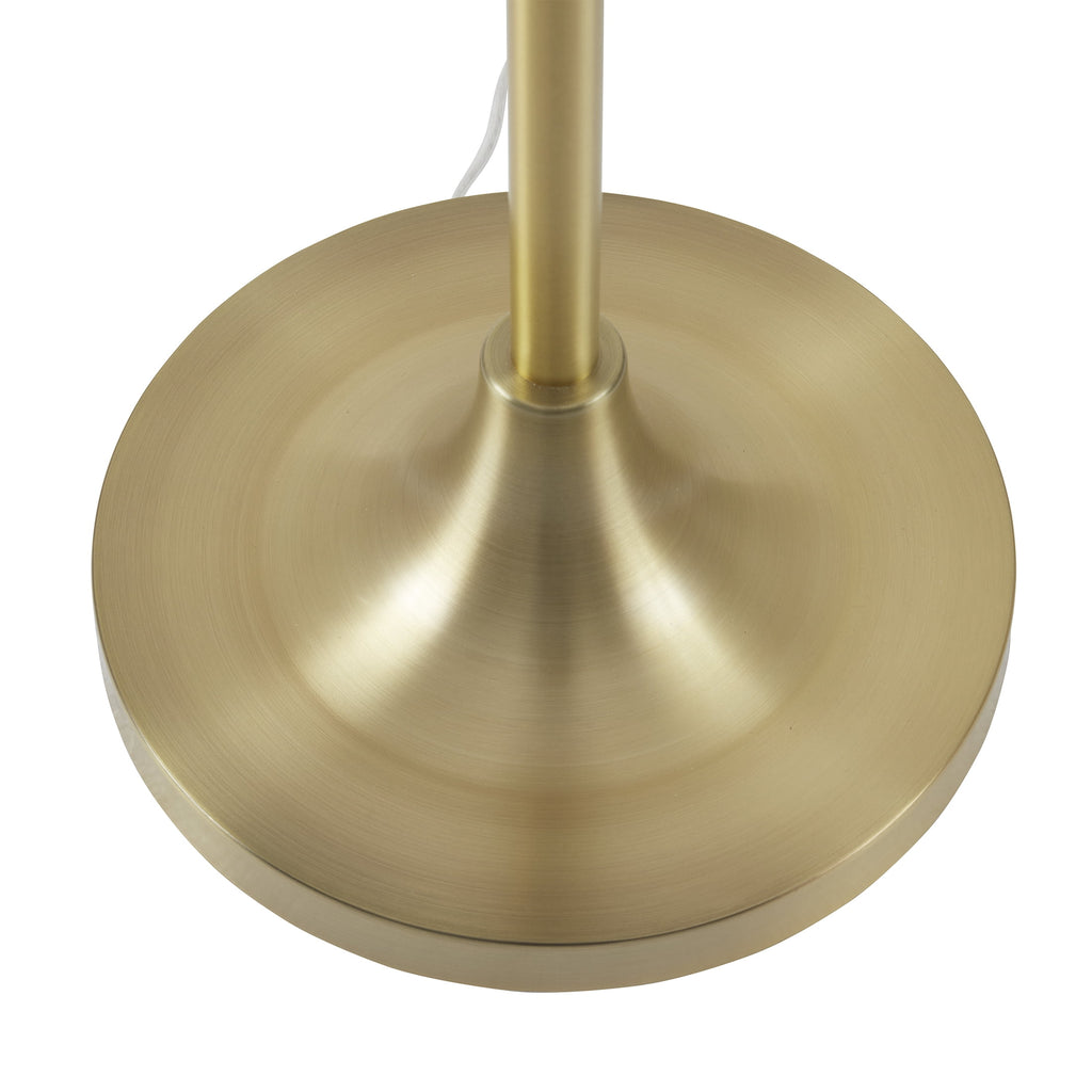 Cozylumi™ 62" Modern Pull-chain Brass Floor Lamp with Brass Dome Shade