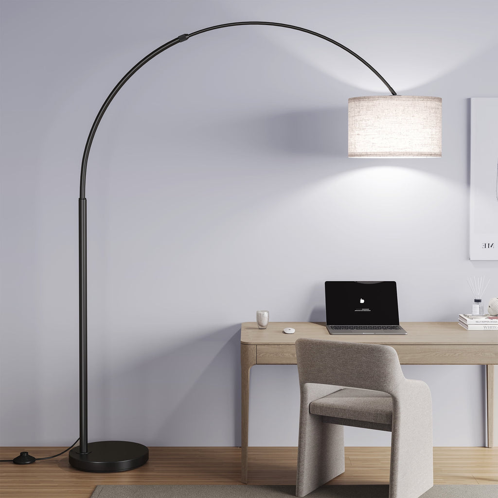 Cozylumi™ 82" Tall Floor Lamps for Living Room, Remote Control Large Arc Floor Lamp