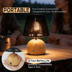 Cozylumi™ Boho Cordless Table Lamp, Rechargeable Touch Control Dimmable Night Light