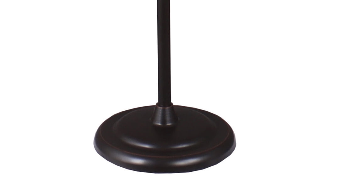 Cozylumi™ 71 in Oil Rubbed Bronze Floor Lamp with Frosted Glass Shade