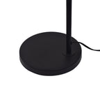 Cozylumi™ Floor Lamp, Black Metal with Natural Rope Shade