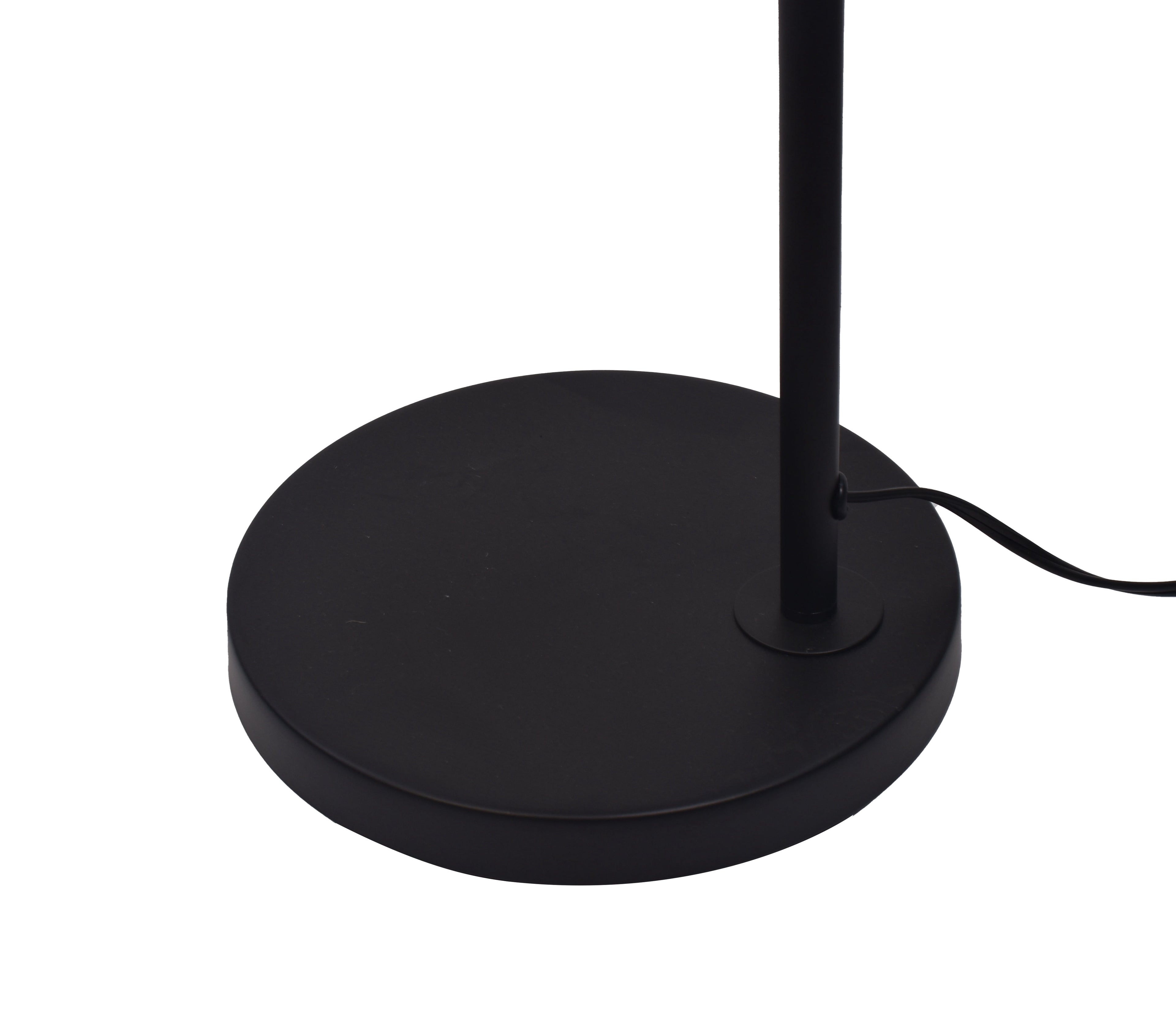 Cozylumi™ Floor Lamp, Black Metal with Natural Rope Shade