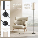 Cozylumi™ CAALOGT Floor Lamp, Modern Standing Lamp with 3 Color Temperatures, Foot