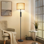 Cozylumi™ Modern Floor Lamps for Living Room, 63" Standing Lamp with Linen Shade, Tall