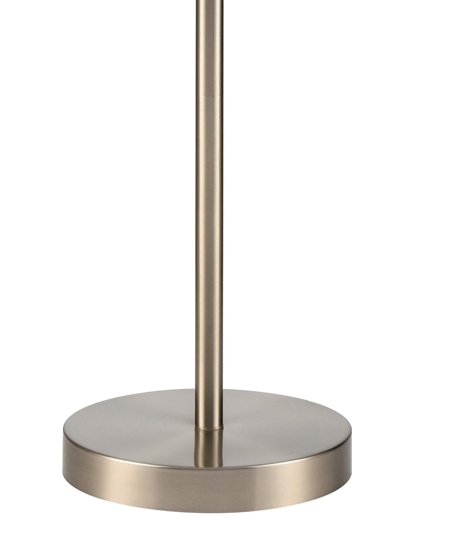 Cozylumi™ Simplee 67" 5-Light Modern Adjustable Arm Brushed Steel Floor Lamp with White