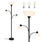 Cozylumi™ Floor Lamps for Living Room, Floor Lamp with 8W Adjustable Reading Lights