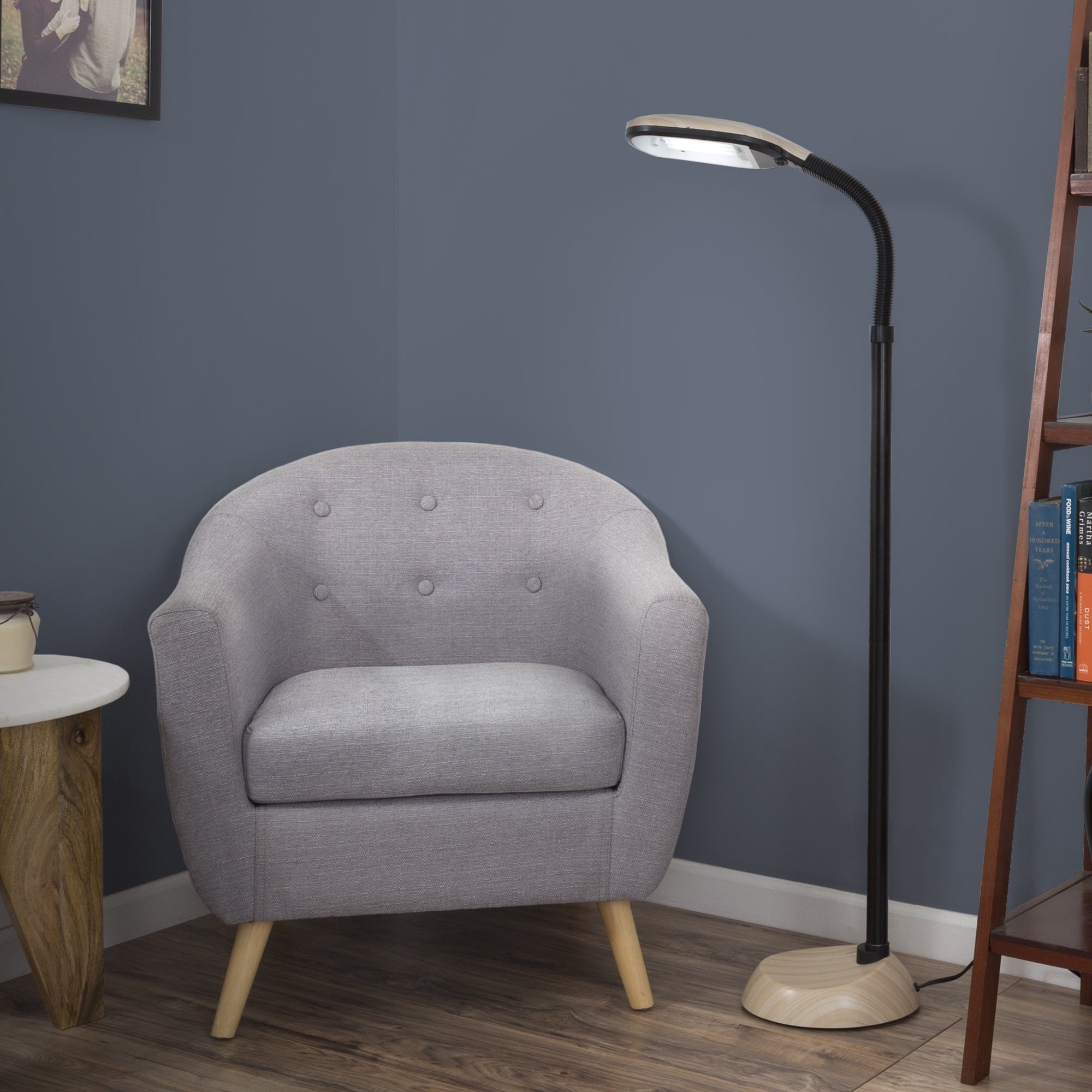 Cozylumi™ Adjustable Floor Lamp for Bedroom with Bendable Neck - Full Spectrum Natural