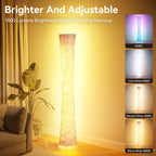 Cozylumi™ 61'' RGBIC LED Floor Lamp, 1800 LM Color Changing Lighting Modern Tall Lamp