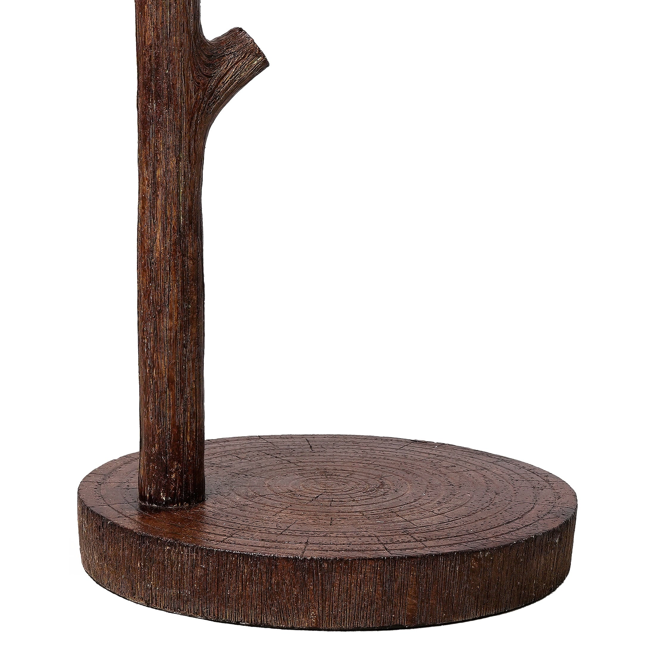 Cozylumi™ 61.5" Vintage Floor lamp for Living Room, Brown Resin Tree Trunk decoration