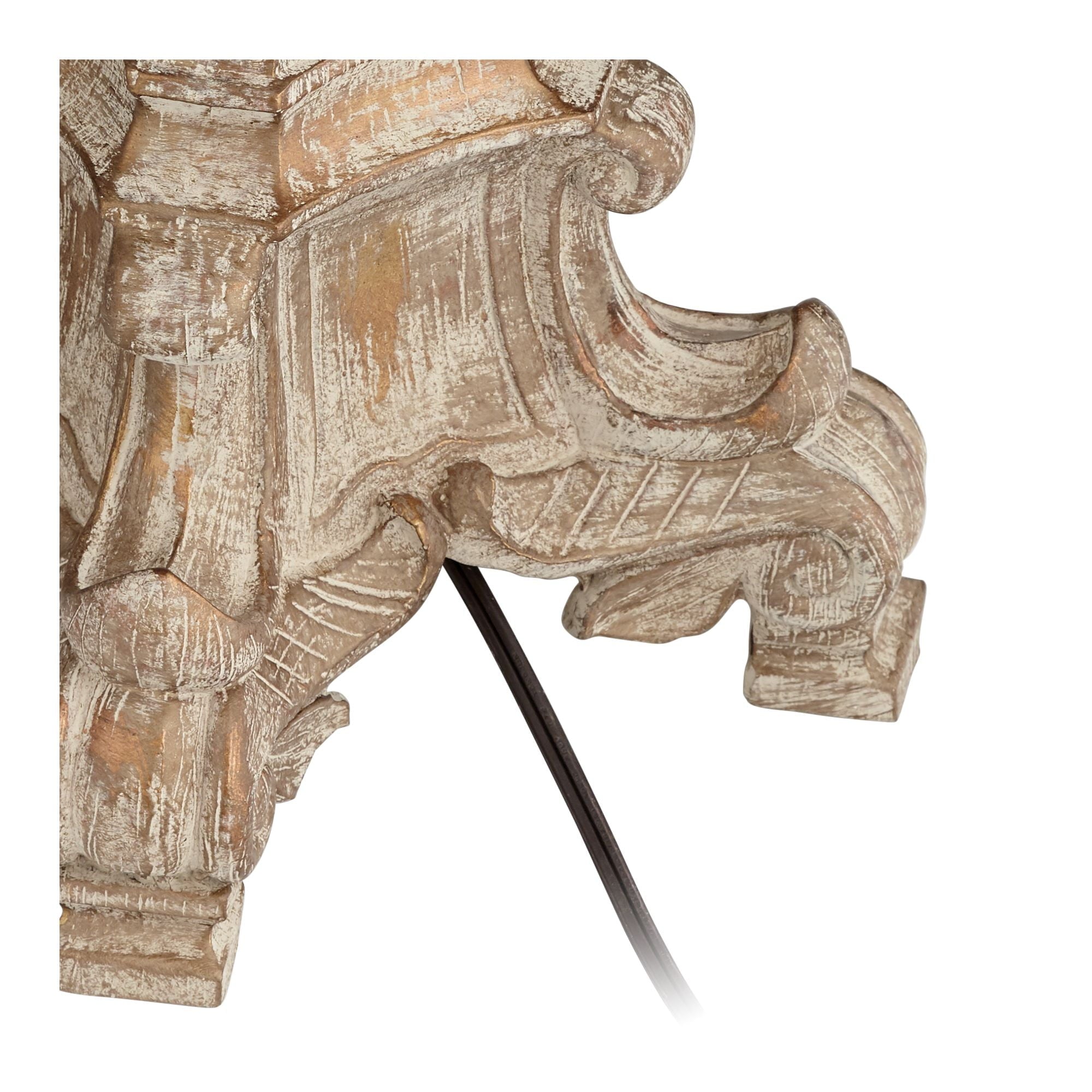 Cozylumi™ Duval Country Cottage Floor Lamp 63 1/2" Tall Distressed Faux Wood