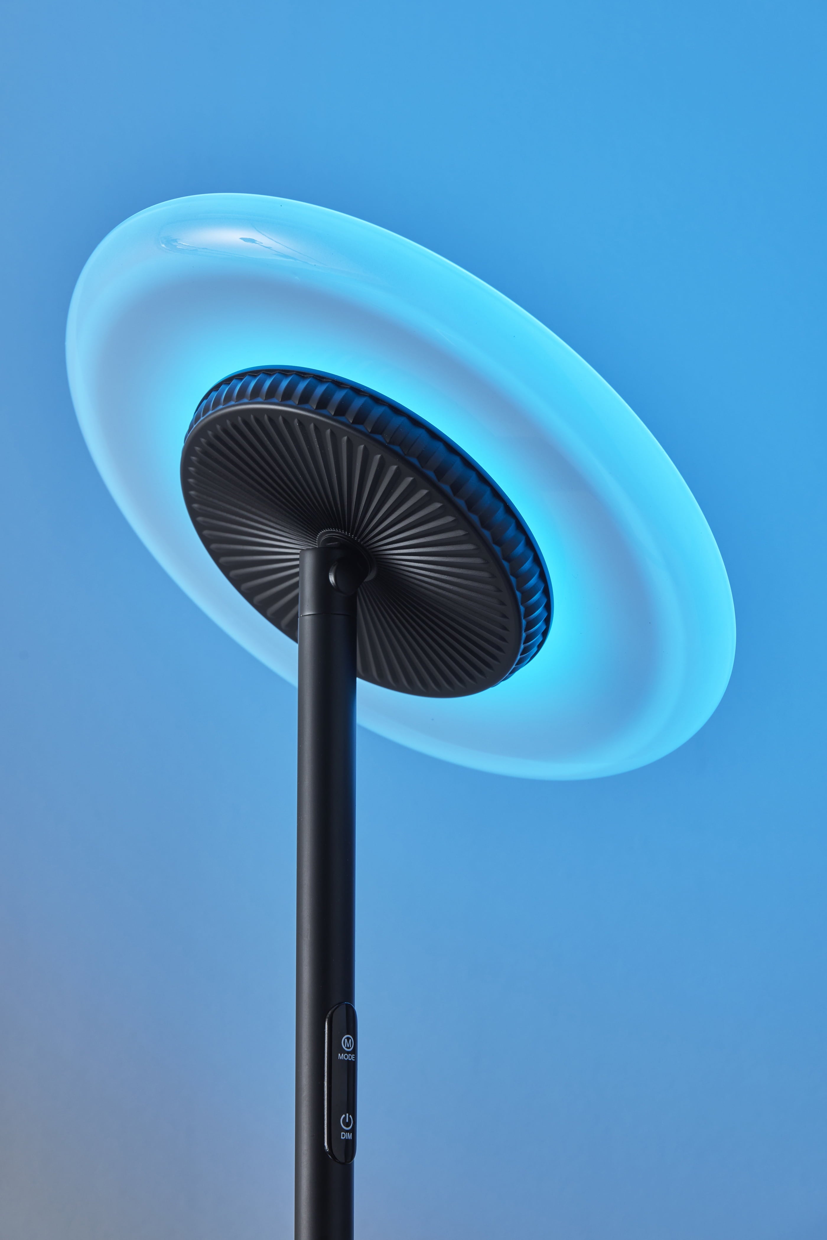 Cozylumi™ Simplee Brand RGB Black Floor Lamp, 6 Different Automatic Color Change