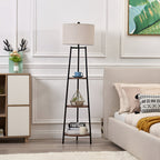 Cozylumi™ Rosen Garden LT7031 Floor Lamp with Round Shelves - Gold