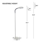 Cozylumi™ 63-Inch Adjustable Floor Lamp for Bedroom - Full Spectrum Natural Sunlight