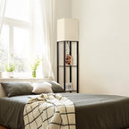 Cozylumi™ 63'' Floor Lamps with Shelves, Home Standing Lamp, Include 1000 Lumens