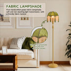 Cozylumi™ Retro tassel floor lamp with adjustable light simple upright metal base LED