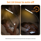 Cozylumi™ 69" Gooseneck Floor Lamp, 18W 1800LM & 3CCT, Dimmable 4 Color Temperatures