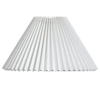 Cozylumi™ Table Lamp, Wood Grain Finish with Pleated Shade