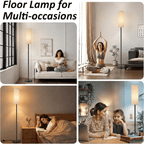 Cozylumi™ LED Floor Lamp, RGB Floor Lamp for Living Room, Standing Lamps Works with