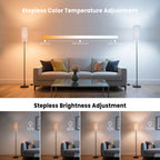 Cozylumi™ VOLIVO Floor Lamp for Living Room, Dimmable Standing Lamps with Remote
