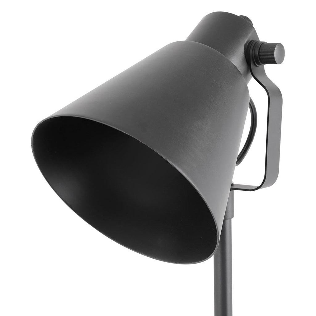 Cozylumi™ 64-Inch Modern Floor Lamp with Adjustable Shade and Black Finish for Living