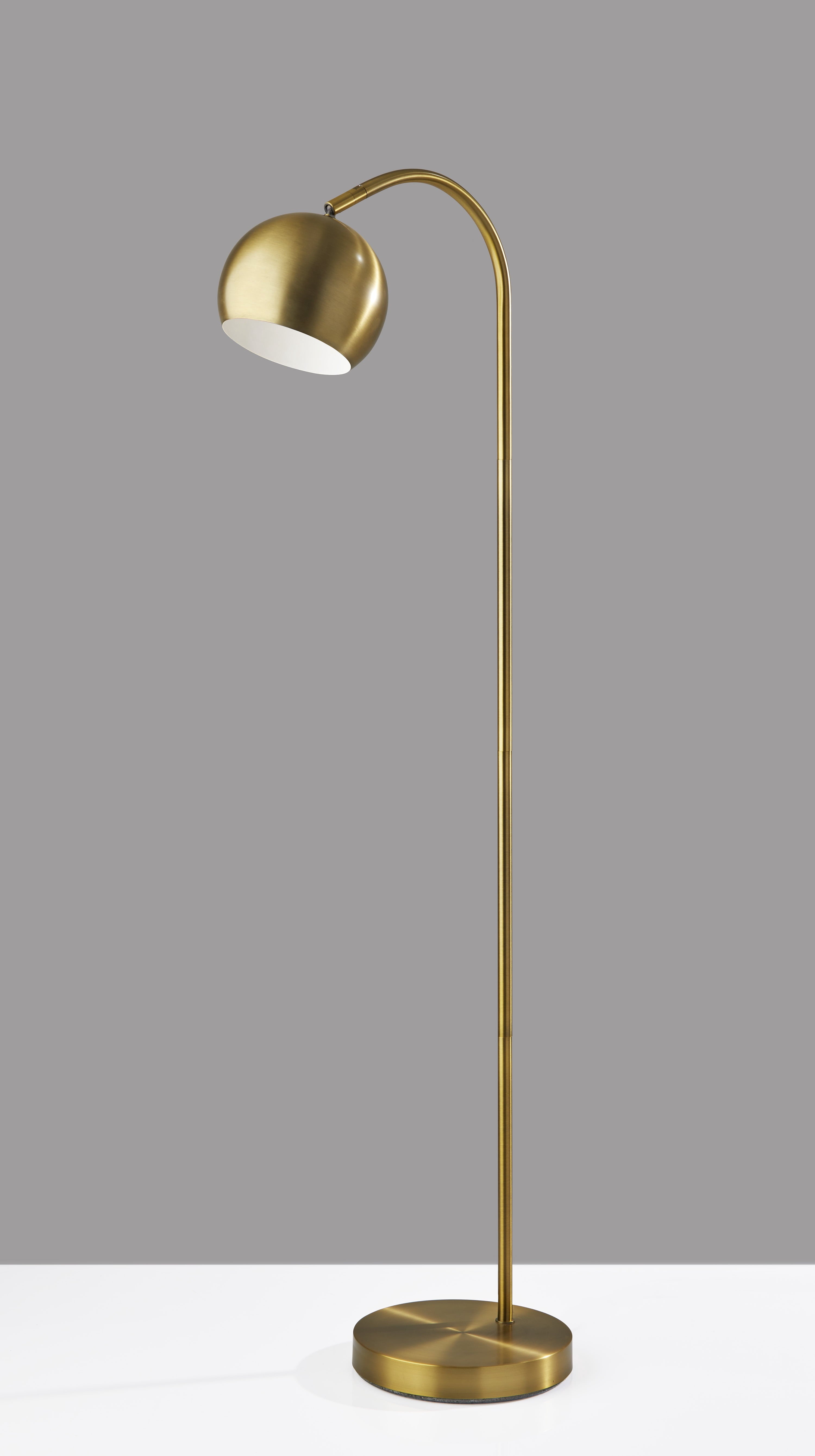 Cozylumi™ Emerson Floor Lamp with Antique Brass Finish