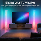 Cozylumi™ 61'' RGBIC LED Floor Lamp, 1800 LM Color Changing Lighting Modern Tall Lamp
