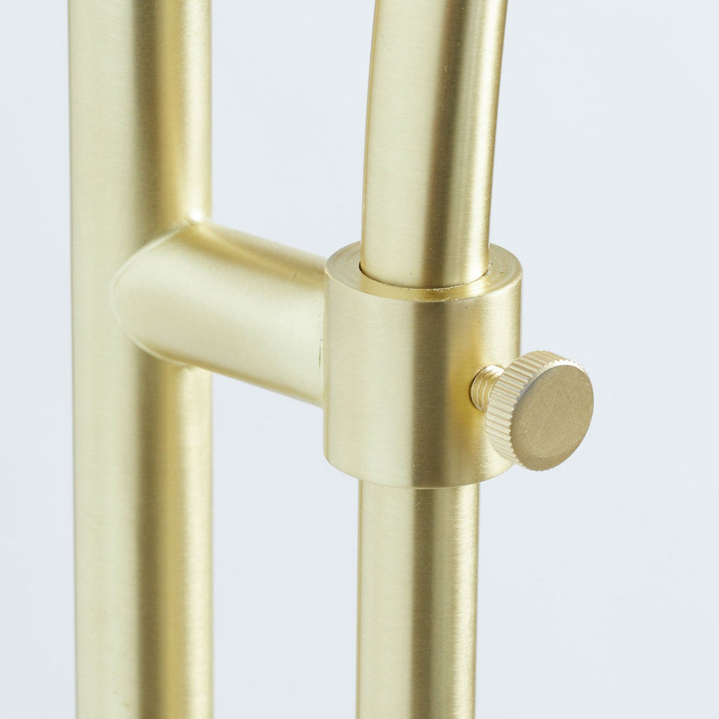 Cozylumi™ 1-Light Modern Adjustable Brass Floor Lamp Gold