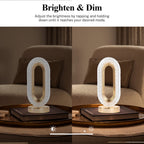 Cozylumi™ Madison Small Table Lamp, Touch Lamps for Bedroom, LED Rechargeable Lamp