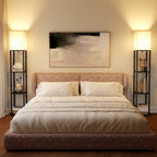Cozylumi™ 63'' Floor Lamps with Shelves, Home Standing Lamp, Include 1000 Lumens