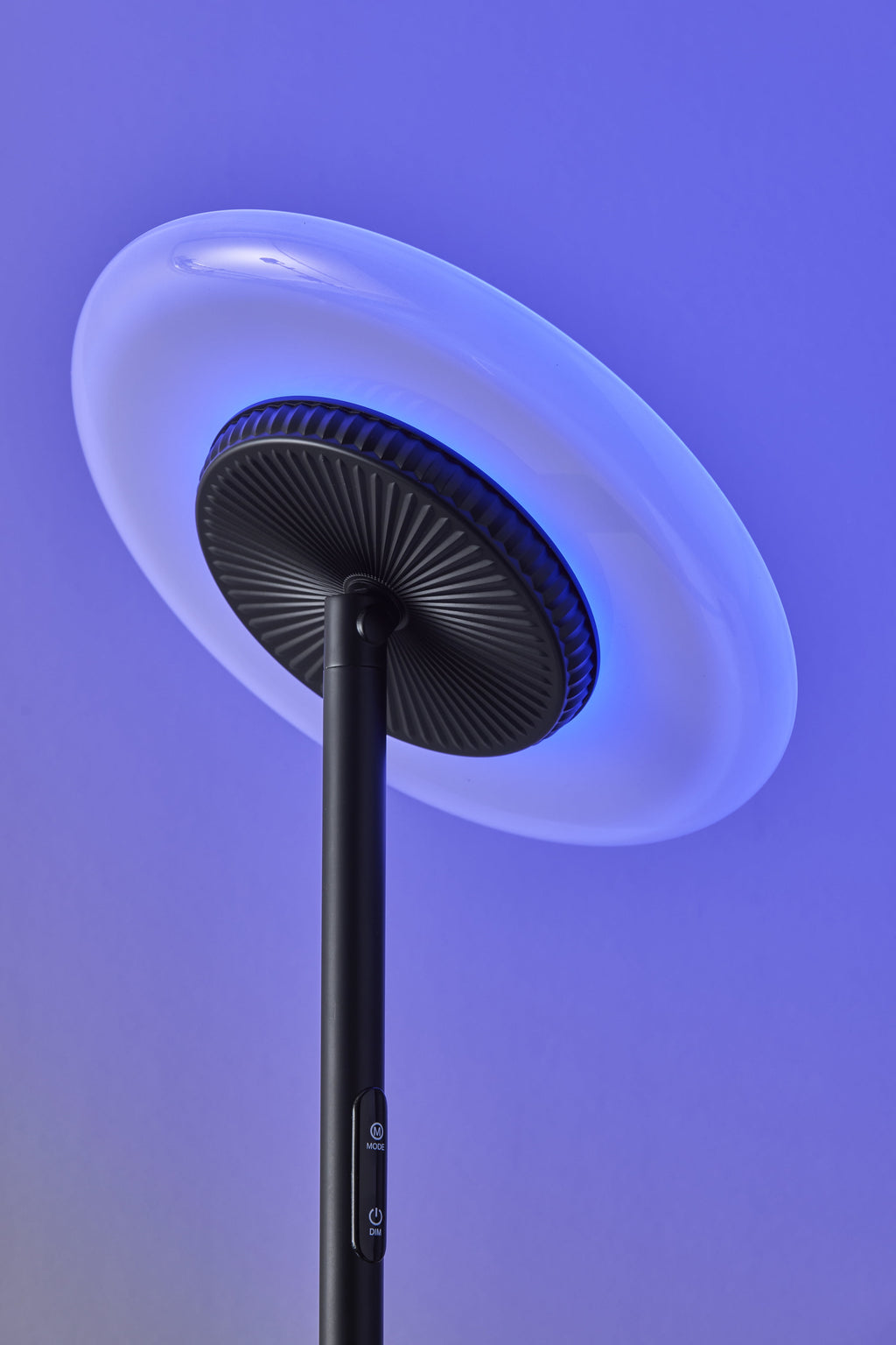 Cozylumi™ Simplee Brand RGB Black Floor Lamp, 6 Different Automatic Color Change