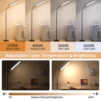 Cozylumi™ 69" Gooseneck Floor Lamp, 18W 1800LM & 3CCT, Dimmable 4 Color Temperatures