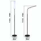 Cozylumi™ Govvep LED Floor Lamp with Flexible Gooseneck and Touch Sensor with Remote