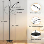 Cozylumi™ BN-LINK Floor Lamp with Timer, Standing Lamp with Remote and Touch Control