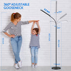 Cozylumi™ LED Floor Lamp for Living Room, Dimmable Reading Lamp with Remote and Touch