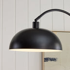 Cozylumi™ Black Finish Arch Dome Floor Lamp