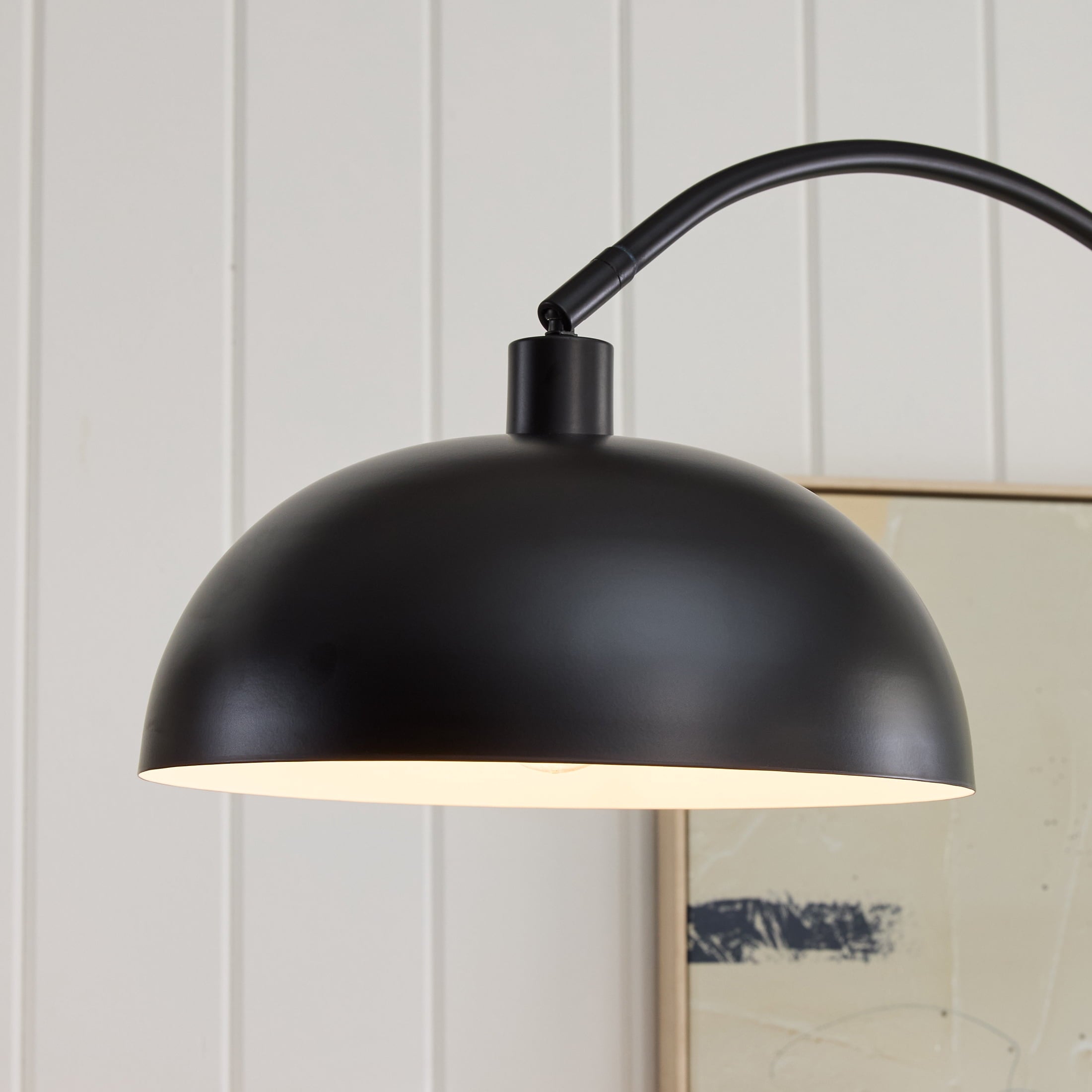 Cozylumi™ Black Finish Arch Dome Floor Lamp