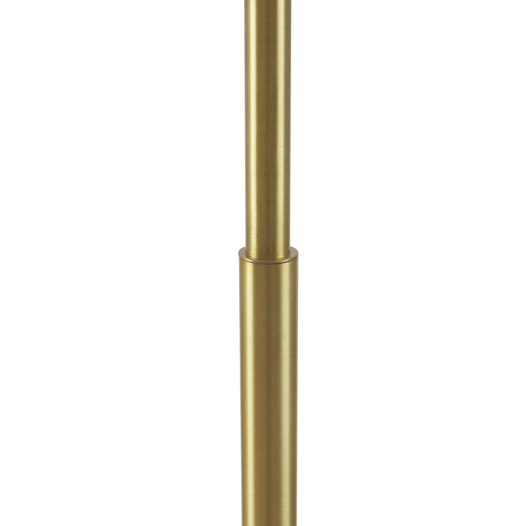 Cozylumi™ 62" Modern Pull-chain Brass Floor Lamp with Brass Dome Shade