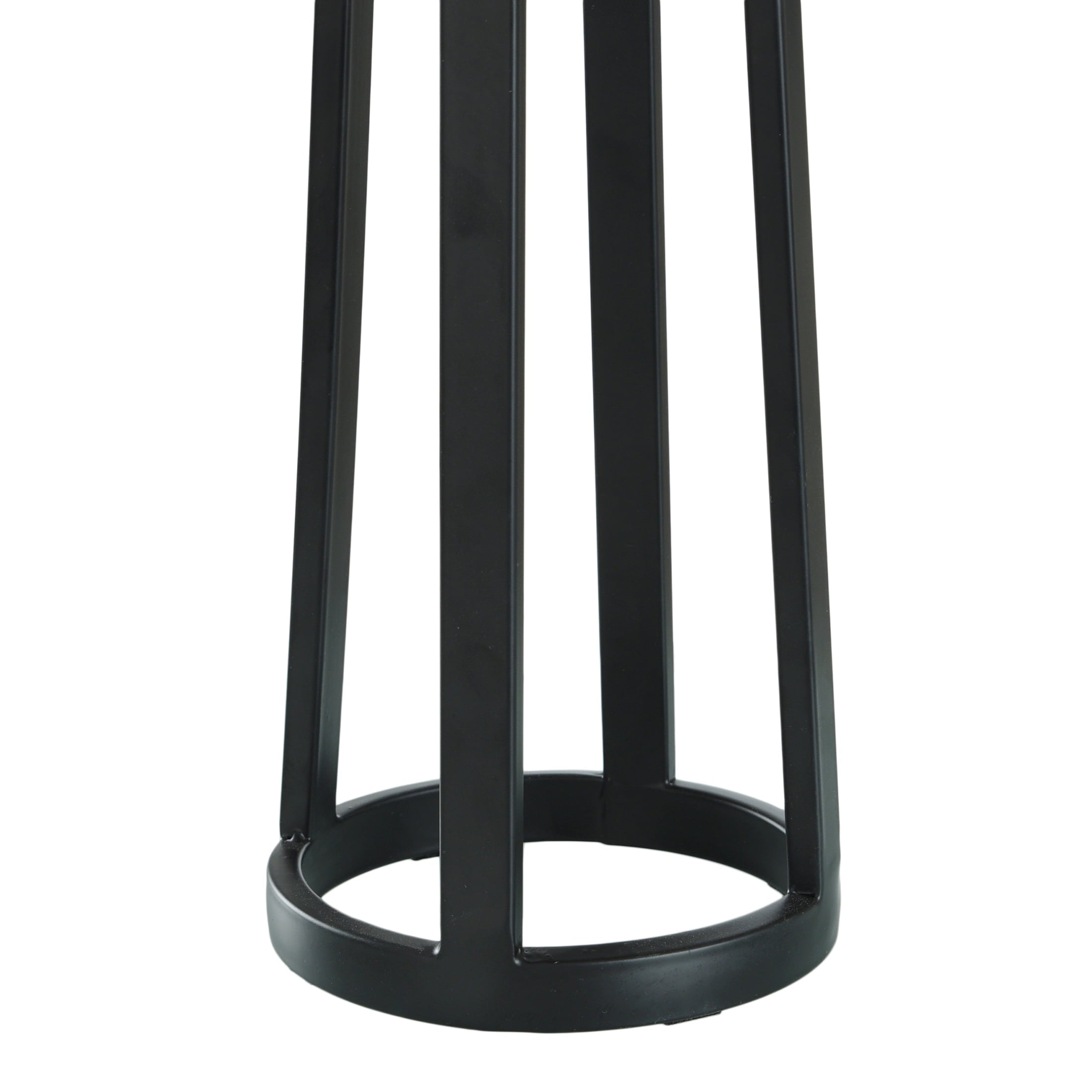 Cozylumi™ Modern Matte Black Table Lamp with Classic Drum Shade