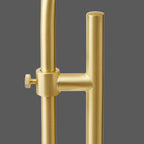 Cozylumi™ 1-Light Modern Adjustable Brass Floor Lamp Gold