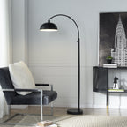 Cozylumi™ Black Finish Arch Dome Floor Lamp