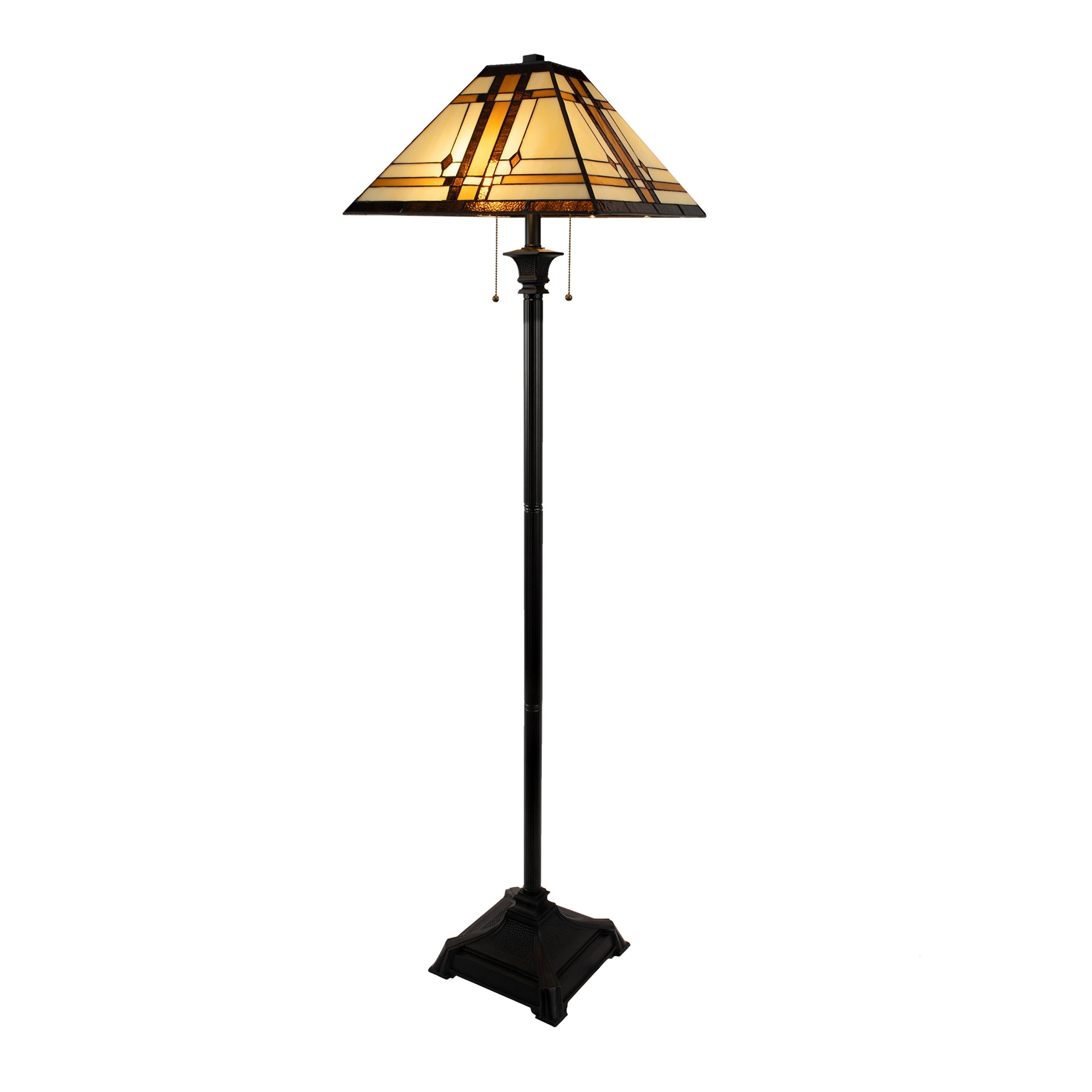 Cozylumi™ 61 Tiffany Style Floor Lamp - Standing Lamp for Bedroom and Living Room with